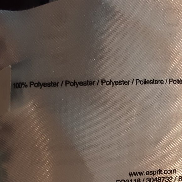 Esprit Women's Cap Sleeve Blouse Boho Floral Sheer Ruffle Size Medium - Picture 12 of 12